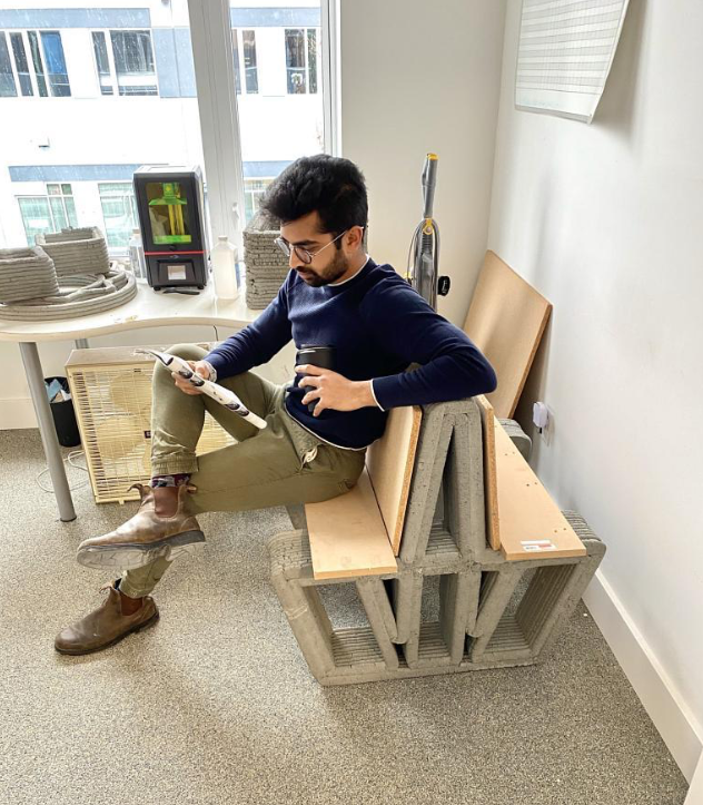 Concrete 3D Printer View 3